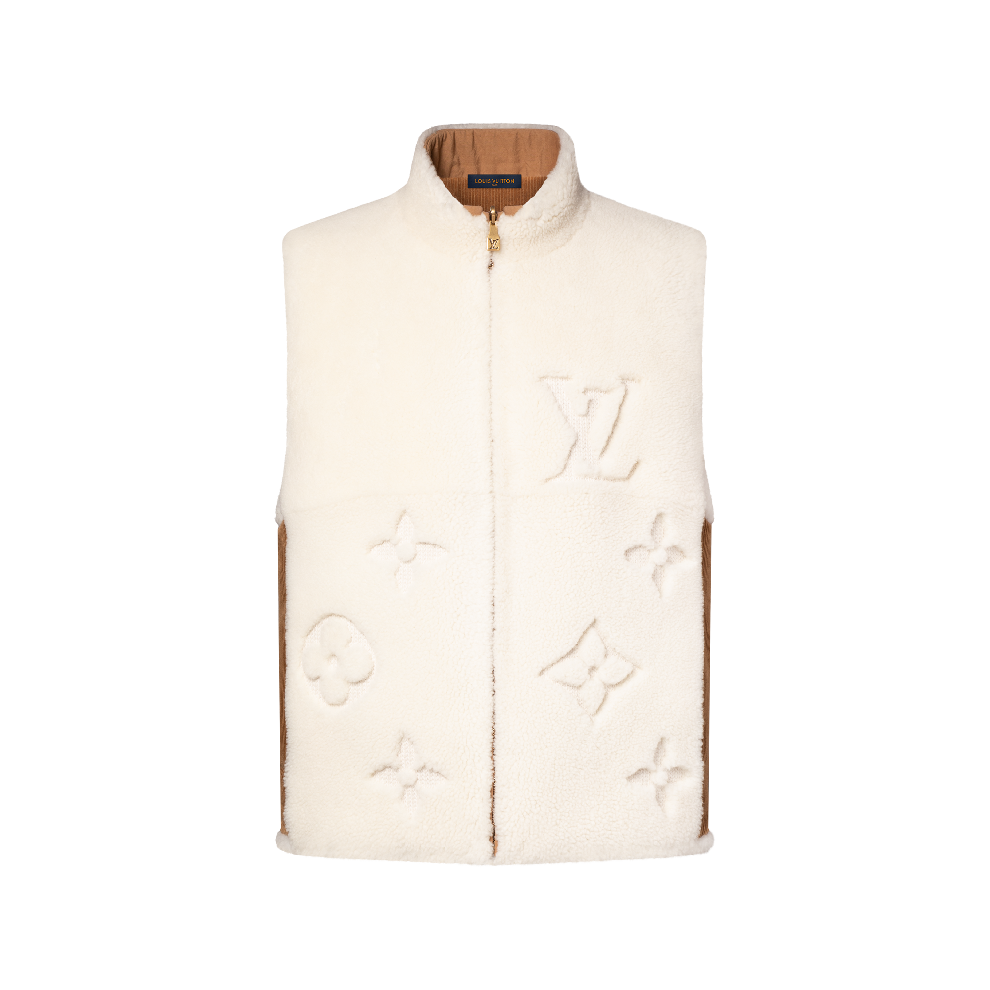Monogram Shearling Mix Reversible Gilet - For Men | LOUIS VUITTON